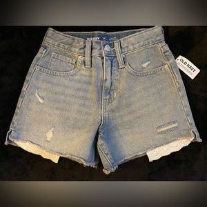 Old navy high rise Jean shorts